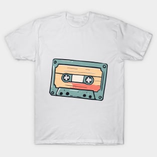 Retro Nostalgic Cassette Tape T-Shirt